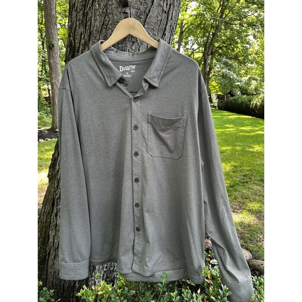 Duluth Trading Company Powercord Men's Long Sleeve Shirt Size XL Standard Fit *